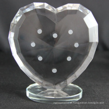 Fabricação de fábrica vários troféu de coração de cristal personalizado para lembranças